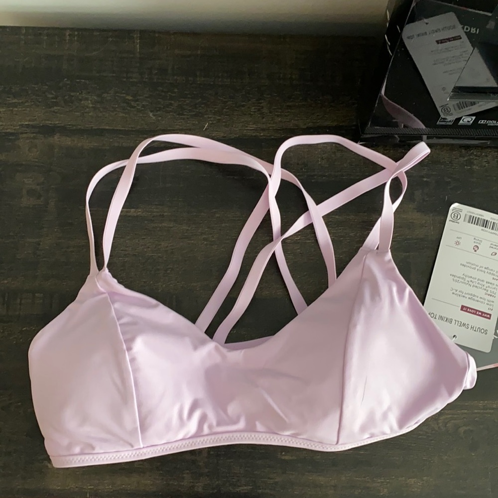 Athleta south swell lavender bikini